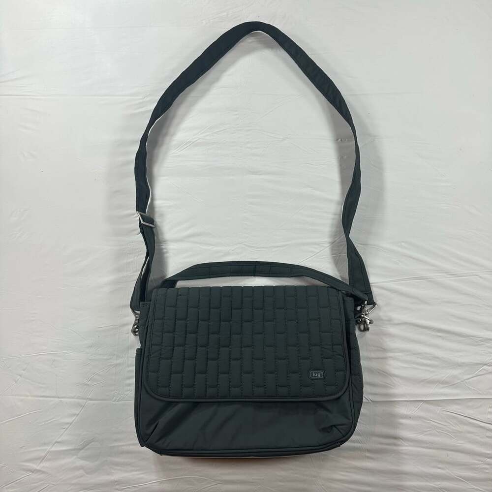 LUG Pontoon Gray Fog Convertible Crossbody Messenger Shoulder Bag Magnetic